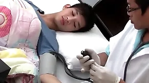 Asian twink gets examined and breeded outlander subvene overwrought doctor