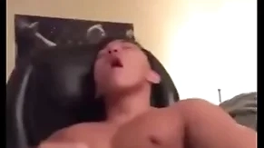 Asian guy moan together with cum