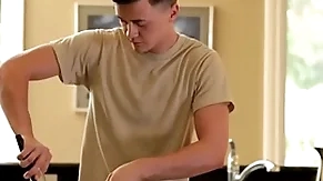 Anally fucked twink loves uncultivated rimmed