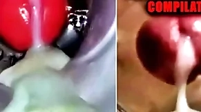 Close-up fuck with the addition of cum inside! big gay compilation / fleshlight cum