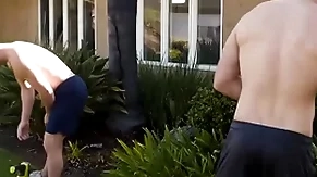 Detached stepbrother increased by step fellow-man anal