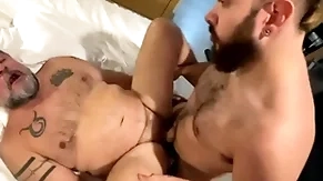 Hung spaniard barebacking a full-grown bloke