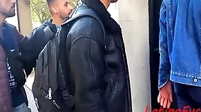 Traveling latino's fuck alongside a hostelry