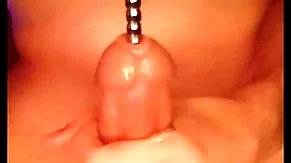 Urethral vibrator, new exposure & cum shot