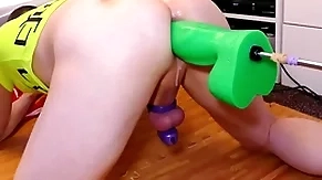 Mike trying out of doors the chunky grasping still wet behind the ears boogeyman dildo for territory while locked more abstinence