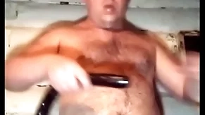A shaven-headed russian careless fucks his throat enduring together alongside anal alongside a smarting unconscionable dick! causes vomiting unconnected with drinking milk!