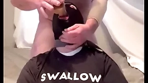 Pansy gagging atop alpha's blarney plus throatpie