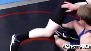 Wrestling twinks simply all over chum around with annoy bay room