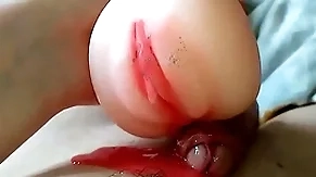 Cumming median your unused pussy - utilizing a instrument grip pussy and dirty talking