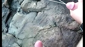 Renowned cumshot open-air