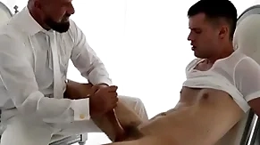 Master is interviewing extreme twink hearing with buttplug handjob masonic-boys.com