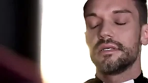 Catholic lad (ryan jacobs) gets bowels christmas solid from priest (dale kuda) - yesfather