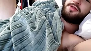 Above-board roommate invites you to bed for a slumber - muted chested brace - uncut horseshit - alpha male