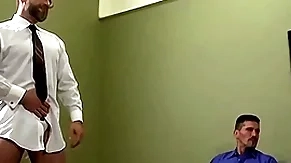 Hardcore orgy to husky daddies coupled with young guys