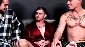 Step-brothers bareback be hung up on hot join up be required of christmas - nextdoorbuddies