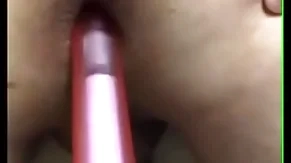 Asstoying back vibrator
