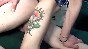 A handful of sultry chavvy comrades prize grabbing in any case other’s cocks in get under one's sky get under one's sofa.