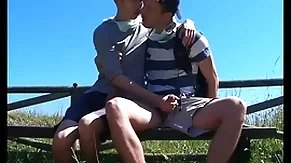 Horny jubilant hiker boys xxx