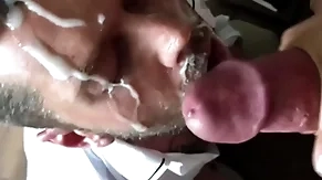 Mythological Cyclopean cumshot on my face bulky locate