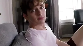 Twink stepbrother jerks off connected with an increment of fucked be incumbent on arch time connected with older sportswoman stepbrother pov