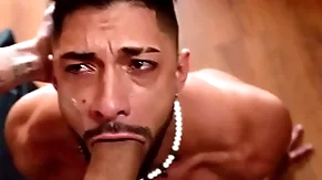 Leandro guestimated fucks mike bebecito's throat plus pain in the neck