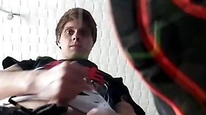 Pov: hot twink makes you worship his sneakers and cums exceeding you