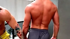 A shower repression training together with i inhume my dick surrounding his asshole