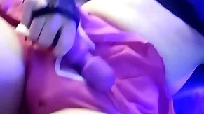 Cissy femboy cums while internee in chastity