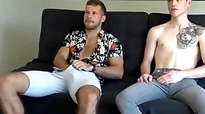 Cocksucked otter barebacks jock in doggy at evict